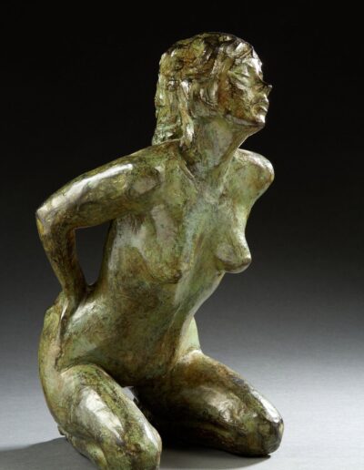 Femme nue agenouillée de BOURRON Marie-Josèphe (1931-2012)