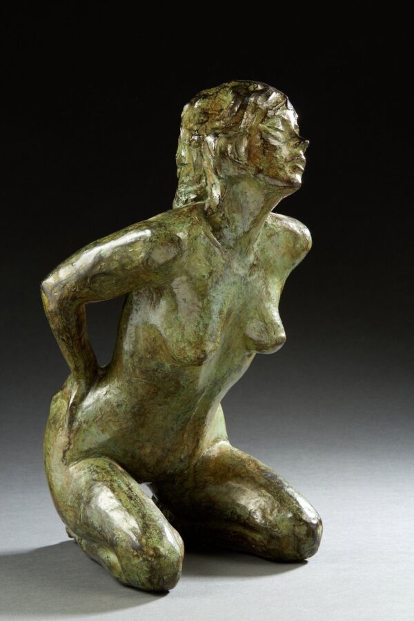 Femme nue agenouillée de BOURRON Marie-Josèphe (1931-2012)