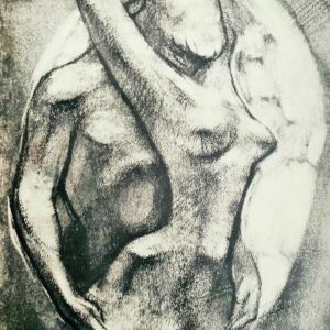 "LE COUPLE" Héliogravure signée OUDOT